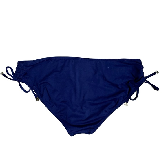 ❤️ANNE COLE SIGNATURE NAVY BIKINI/SWIM BOTTOM SIZE: LARGE - Picture 4 of 6